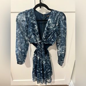 Long Sleeve Cutout Dress